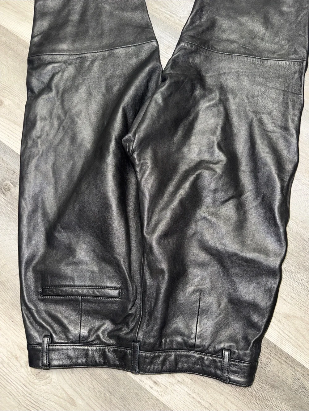 Reformation leather pants bottoms jeans denim